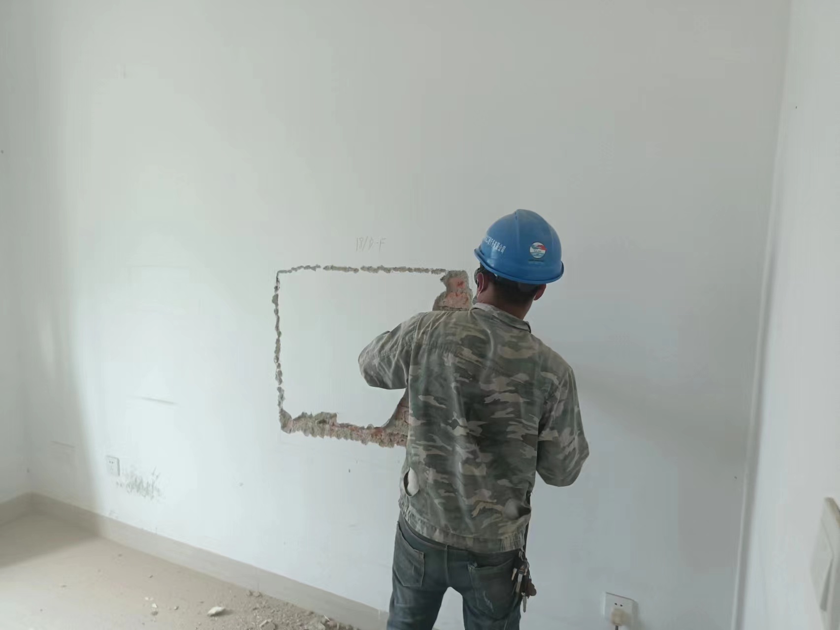 房屋安全检测现场